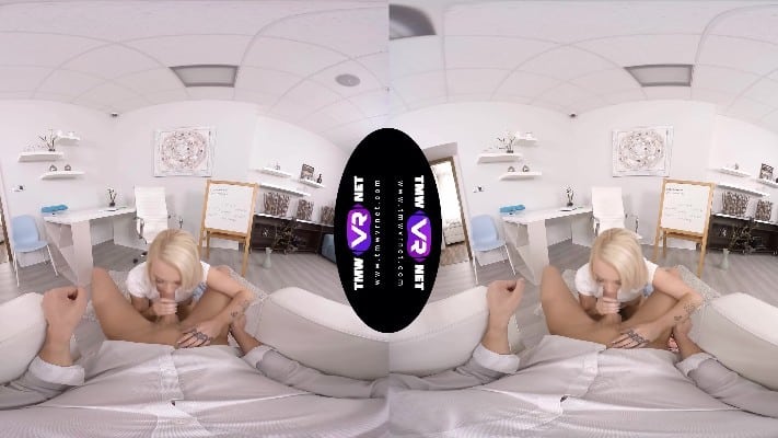 [TmwVRNet] Marylin Sugar - Blonde Fucks Way Through Lesson (09.03.2019) (psvr, Gearvr)